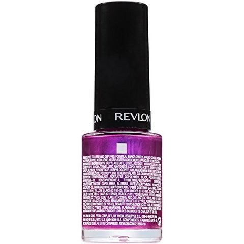 Revlon ColorStay Gel Envy Longwear Nail Polish, with Built-in Base Coat & Glossy Shine Finish, in Plum/Berry, 415 What Happens in Vegas, 0.4 oz