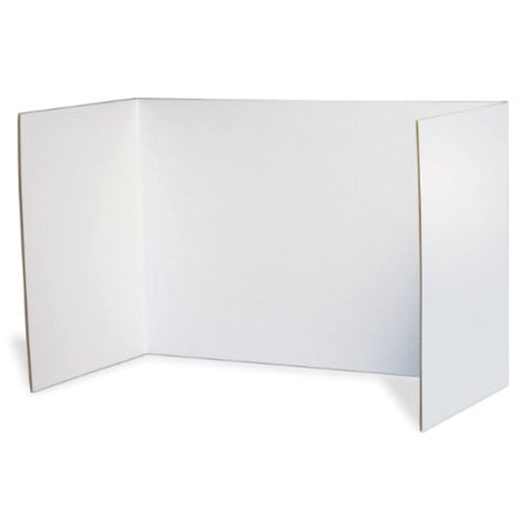 Pacon Privacy Boards, White, 48" x 16", 4 Boards (3782)