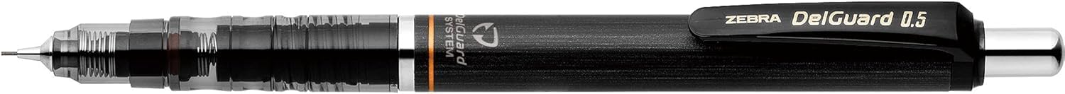 Zebra Pen DelGuard Lead Refills 0.5mm HB, Break-Resistant Graphite for Mechanical Pencils, Smooth Writing, Compatible with DelGuard Pencil, 1-Pack, 12 Lead Refills Included (89881)