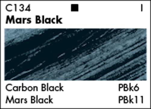 GRUMBACHER Academy Acrylic Paint Color: Mars Black, Size: 254 oz (C134P)