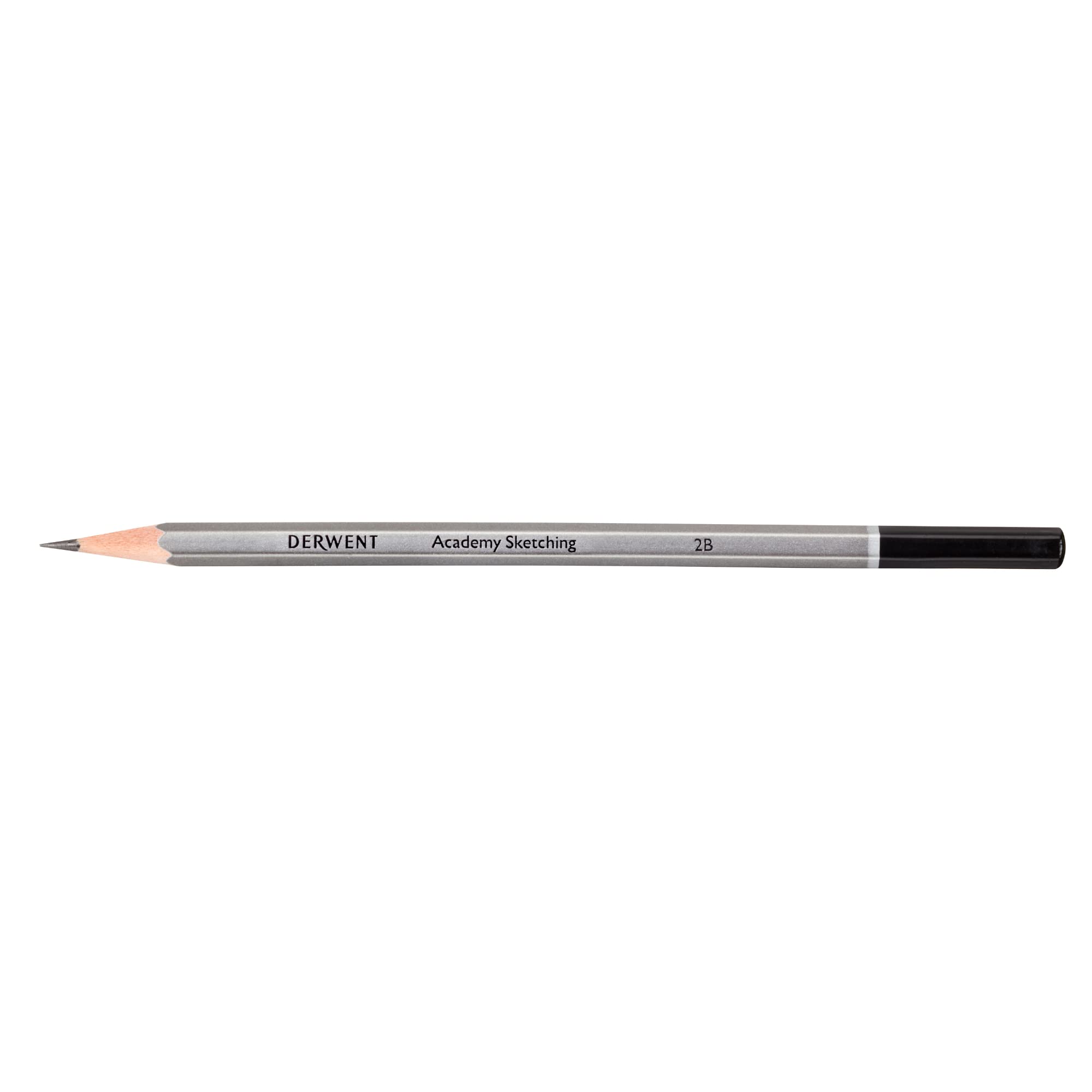Derwent Academy Sketching Pencils, 6 Degrees of Hardness, Metal Tin, 6 Count (2301945)