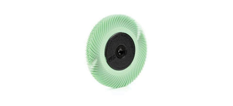 Scotch-Brite Radial Bristle Brush, Aluminum Oxide, 6000 RPM, 6 Diameter x 7/16 Width, 1 Micron (Pack of 1)