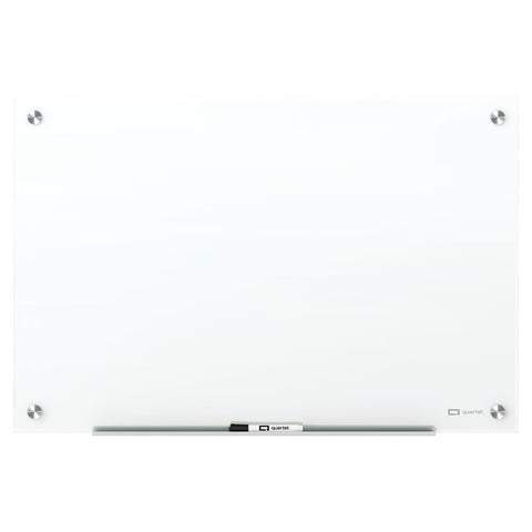 Quartet Dry Erase Board, Magnetic Whiteboard 6' x 4', Glass Board for Wall, Infinity, Brilliance White (G27248W)