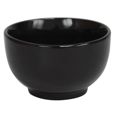Home Basics Ceramic Cereal Bowl, 5.5", Black