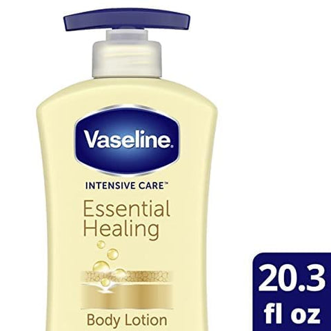 Vaseline Intensive Care Lotion Essential Healing 20.3 Ounce (600ml) (2 Pack)