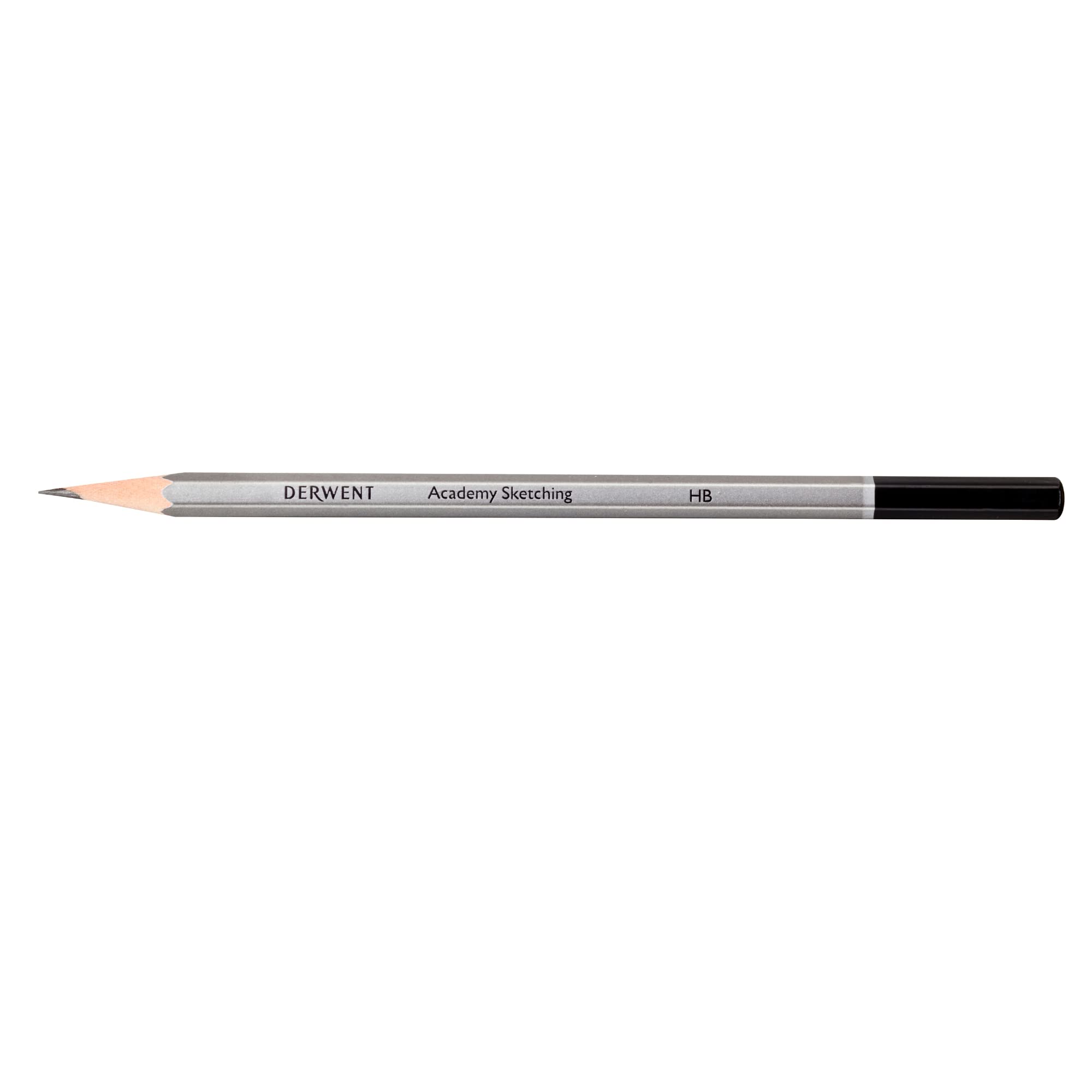 Derwent Academy Sketching Pencils, 6 Degrees of Hardness, Metal Tin, 6 Count (2301945)
