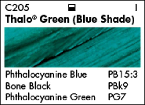Grumbacher Academy Acrylic Paint, Gloss, 90ml/3 oz Metal Tube, Thalo Green (Blue Shade)
