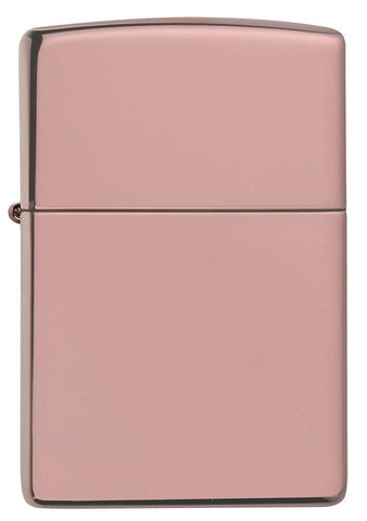 Zippo High Polish Rose Gold Pocket Lighter