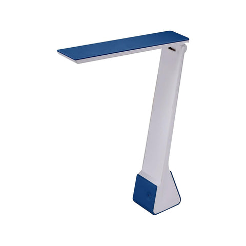 Bostitch Office Rechargable Battery Led Desk Lamp, 3 Color Temperatures, Flip Open, Blue (KT-VLED1810-BLUE)