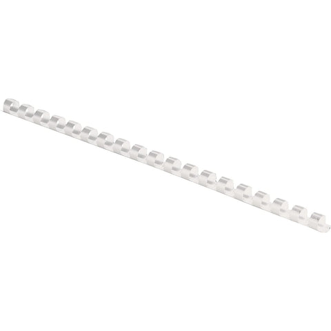 Fellowes Plastic Comb Binding Spines, 1/4 Inch Diameter, White, 20 Sheets, 100 Pack (52370)