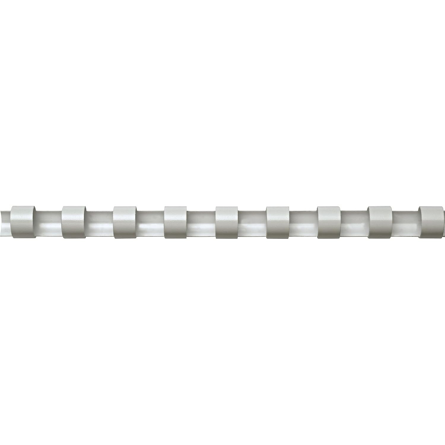 Fellowes Plastic Comb Binding Spines, 1/4 Inch Diameter, White, 20 Sheets, 100 Pack (52370)