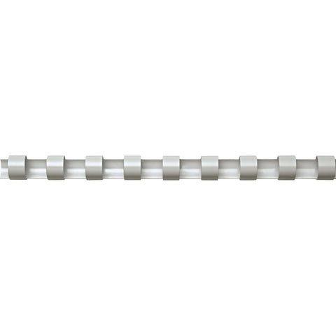 Fellowes Plastic Comb Binding Spines, 1/4 Inch Diameter, White, 20 Sheets, 100 Pack (52370)