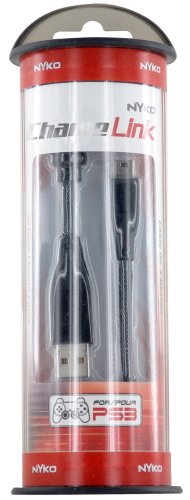 Nyko Charge Link - Mini USB Charge and Sync Cable for PlayStation 3