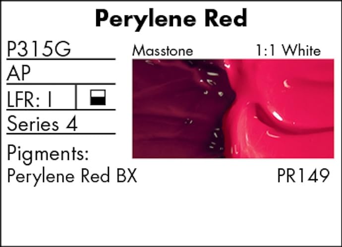 Grumbacher Pre-Tested Oil Paint, 37ml/1.25 oz., Perylene Red (P315G)