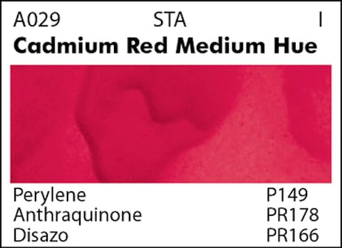 Grumbacher Academy Watercolor Paint, 7.5ml/0.25 Ounce, Cadmium Red Medium Hue (A029)