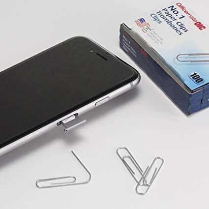 Officemate No.1 Smooth Paper Clips, Pack of 6 Boxes of 100 Clips Each, 600 Clips Total (99911)
