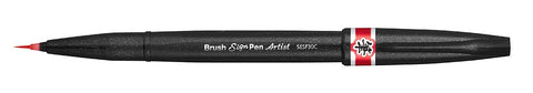 Pentel SESF30 °C BX Extra Fine Paint Brushes (Set of 1, Red