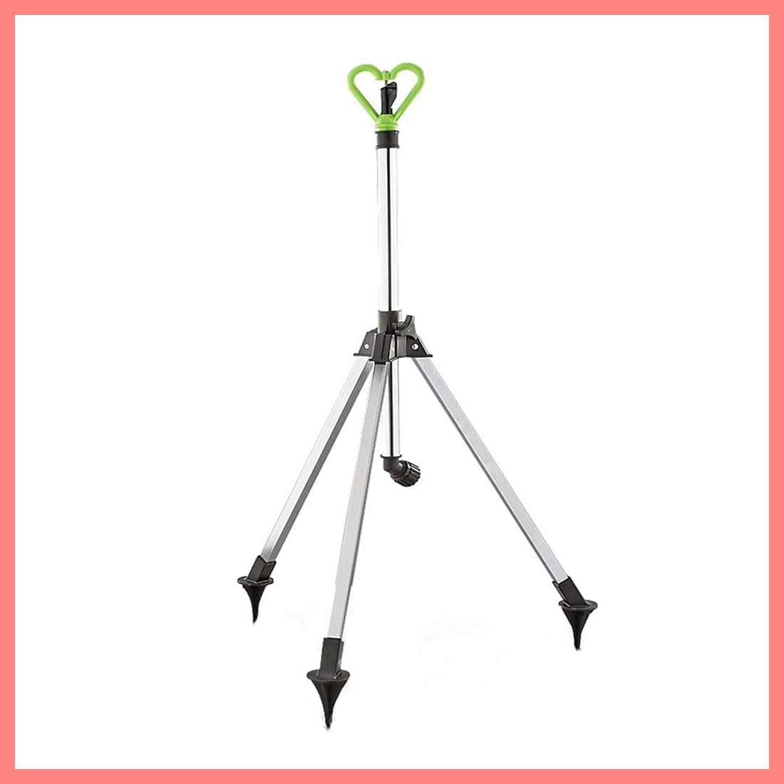 Revolving Tripod Sprinkler for Lawn Garden Adjustable 20 to 1900 Square Feet