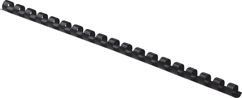 Fellowes 52502, Plastic Combs - Round Back, 1/4", 100 pack, Navy