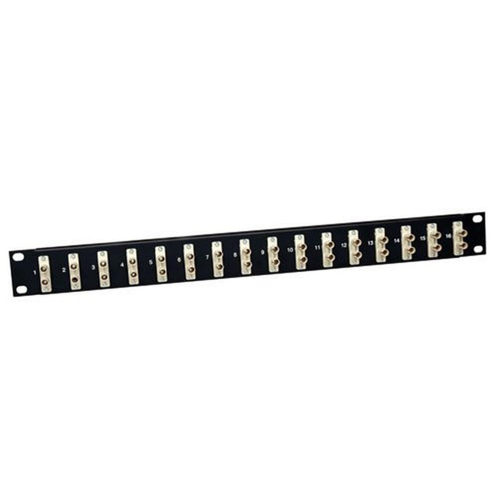 Tripp Lite N490-016-STST Fiber Patch Panel, 1U, ST/ST - 16 Port
