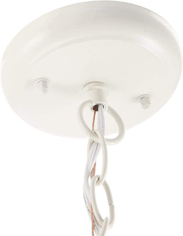 Nuvo Lighting 60/894 Traditional Three Light Hanging Lantern from Central Park Collection in White Finish