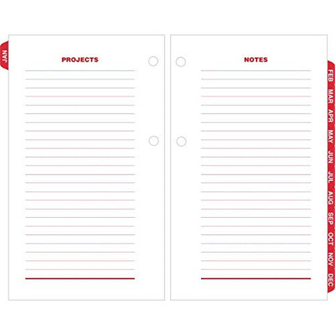 2021 Daily Desk Calendar Refill by AT-A-GLANCE, 3-1/2" x 6", Loose-Leaf, with Monthly Tabs (E717T5021)