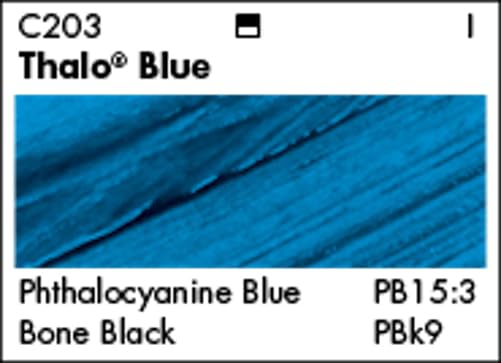 Grumbacher 90-ml Metal Tube Academy Acrylic Paint, Gloss, Thalo Blue