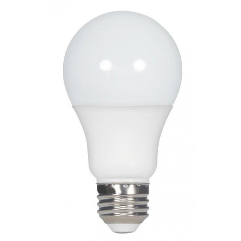 Satco S8480, 10 Watt, Frosted, 4000K Medium Base, 120 Volt, A19 LED Bulb