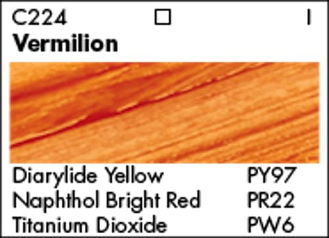 Grumbacher 90-ml Metal Tube Academy Acrylic Paint, Gloss, Vermillion, 3 Fl Oz (Pack of 1)