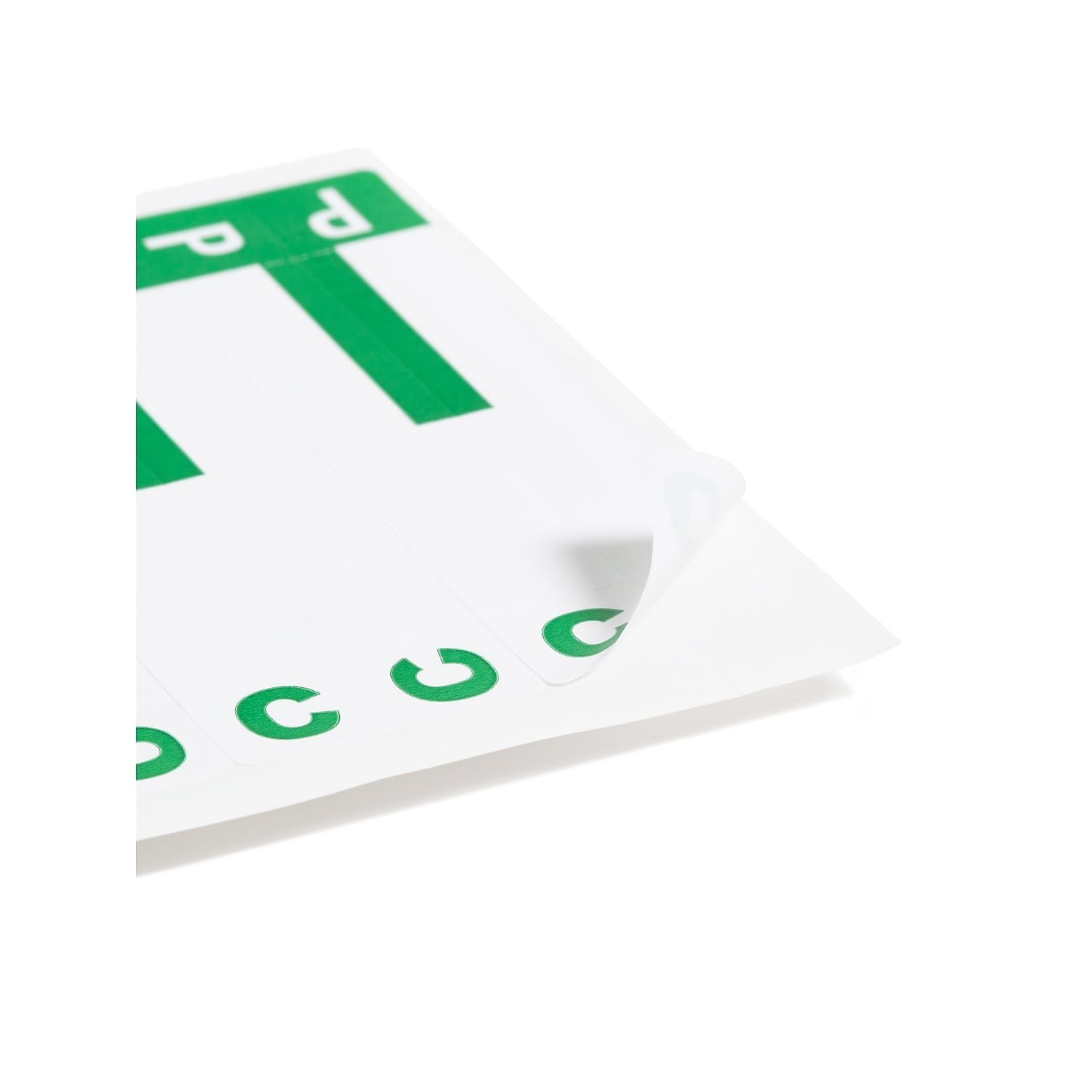 Smead AlphaZ NCC Color-Coded Label, C&P, Label Sheet, Dark Green, 100 per Pack (67154)