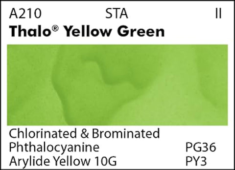 Grumbacher Academy Watercolor Paint, 7.5ml/0.25 Ounce, Thalo Yellow Green (A210)