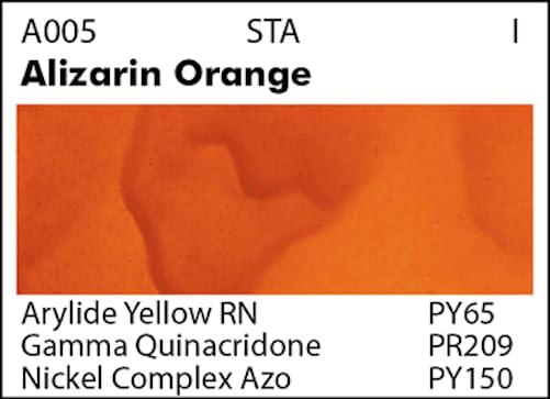 Grumbacher Academy Watercolor Paint, 7.5ml/0.25 Ounce, Alizarin Orange (A005)