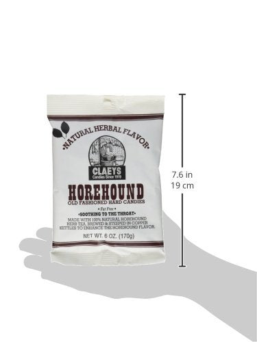 Claeys Old Fashioned Horehound Hard Candy 6 oz.
