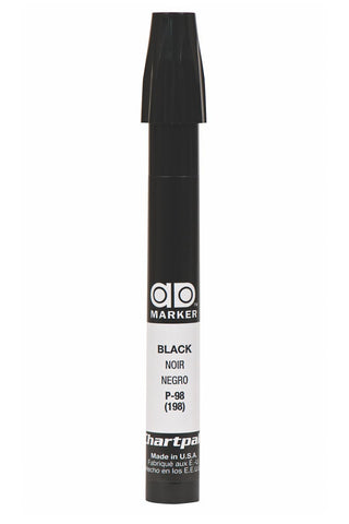 The Original Chartpak AD Marker, Tri-Nib, Black, 1 Each (P98)