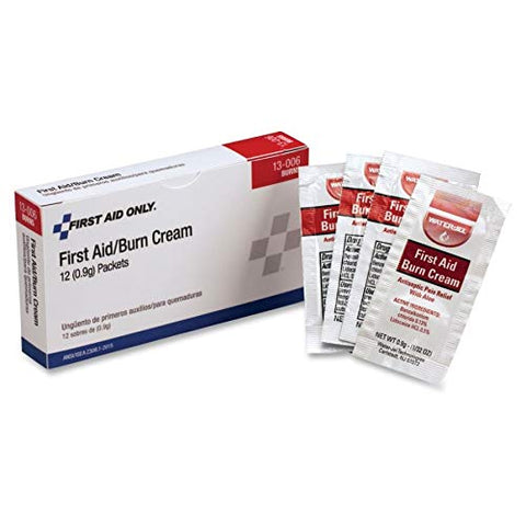 PhysiciansCare by First Aid Only First Aid Kit Refill Burn Cream Packets, 0.1 G Packet, 12/box