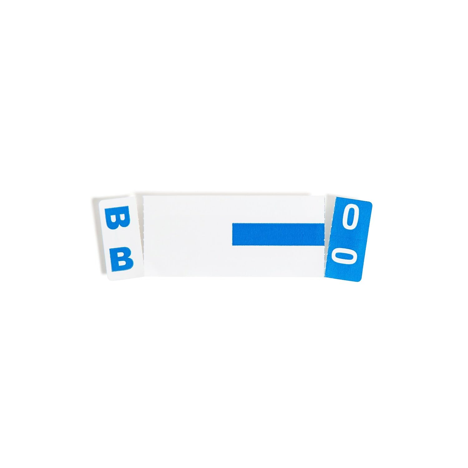 Smead AlphaZ NCC Color-Coded Label, B&O, Label Sheet, Dark Blue, 100 per Pack (67153)