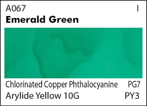 Grumbacher Academy Watercolor Paint, 7.5ml/0.25 Ounce, Emerald Green (A067)