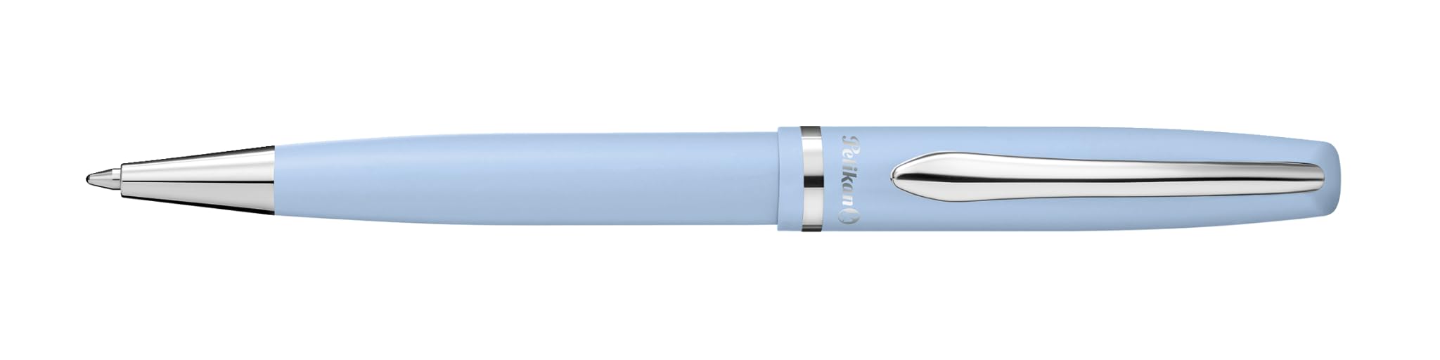 Pelikan Jazz Pastel Ballpoint Pen with Medium Point, Blue Ink Refill, Blue, Boxed, 1 Each (812634)