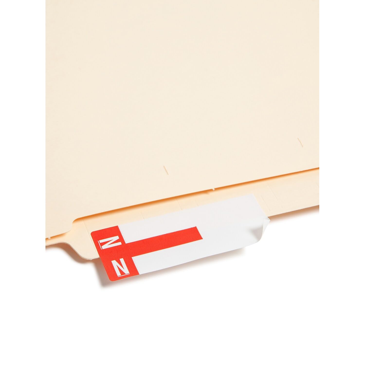 Smead AlphaZ NCC Color-Coded Label, A&N, Label Sheet, Red, 100 per Pack (67152)