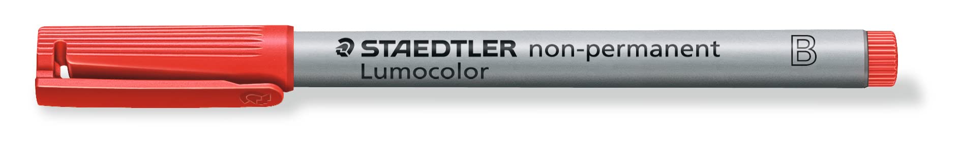 Staedtler Lumograph Non-Permanent Wet Erase Marker Pens, Broad Tip, Low Odor Colored Markers, 8 Pack, 312 WP8