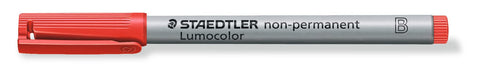 Staedtler Lumograph Non-Permanent Wet Erase Marker Pens, Broad Tip, Low Odor Colored Markers, 8 Pack, 312 WP8