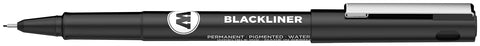 Molotow Blackliner Pen, .3mm Tip, Black Permanent Ink, 1 Each (703.204)