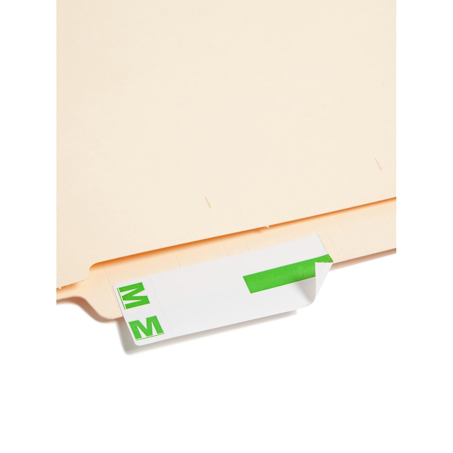 Smead AlphaZ NCC Color-Coded Label, M&Z, Label Sheet, Light Green, 100 per Pack (67164)