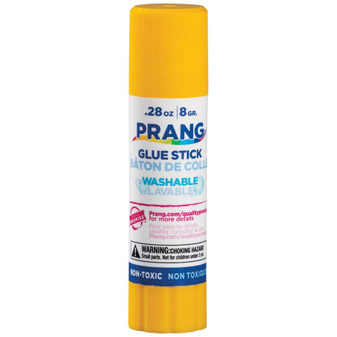 Prang Washable Glue Stick, Clear, 0.28 oz., 60 Count