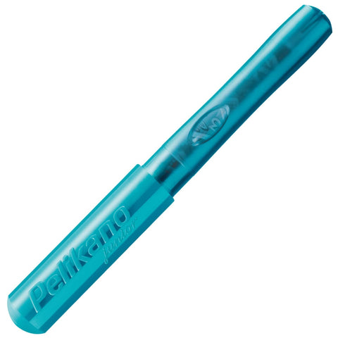 Pelikan Pelikano Jr. Fountain Pen, Right-Handed, Medium Nib, Turquoise, 1 Pen (924886)