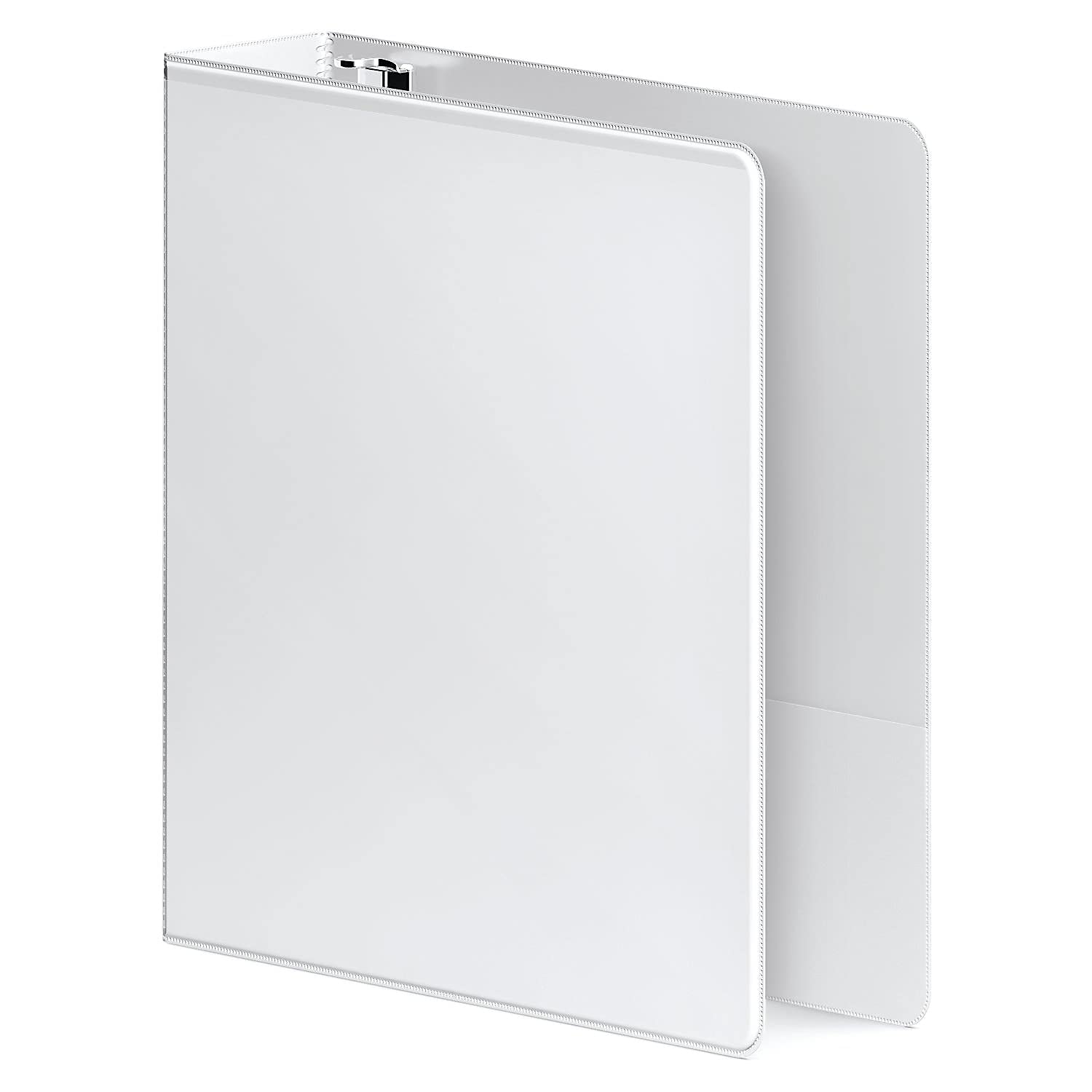 Wilson Jones Heavy Duty Round Ring View Binder with Extra Durable Hinge, 2 Inch, Customizable, White (W363-44WA), 1-Pack