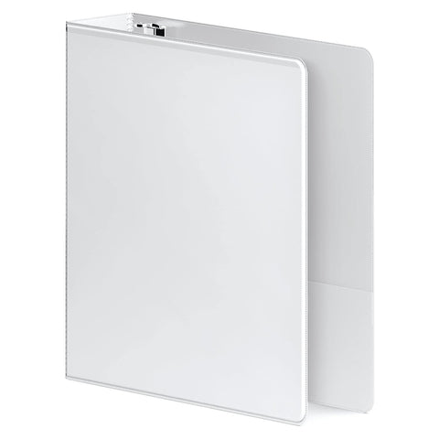 Wilson Jones Heavy Duty Round Ring View Binder with Extra Durable Hinge, 2 Inch, Customizable, White (W363-44WA), 1-Pack