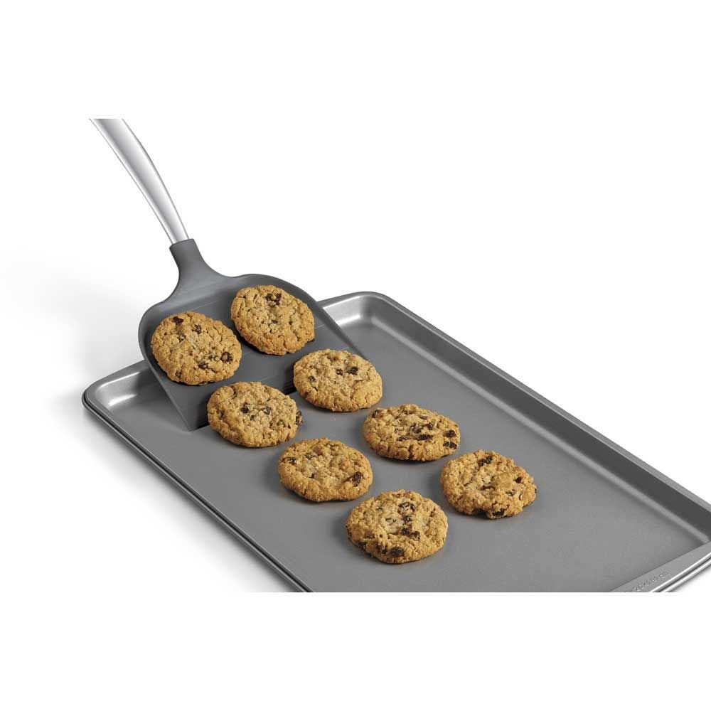 Wilton Really Big, Extra Wide Spatula For Kitchen Use With Stainless Steel Handle, Cookie Spatula (Gray)