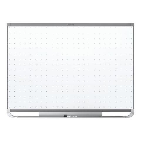 Quartet Magnetic Whiteboard, White Board, Dry Erase Board, 8' x 4', Graphite Finish Frame, Prestige 2 Total Erase (TEM548G)