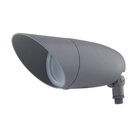 Nuvo 62/1208 One Light 12.2-Inch LED Landscape Floodlight, 12W/120V, 3000K/1240 Lumens, Light Gray
